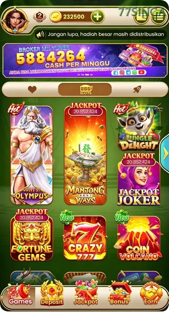 Screenshot big77 nomor 1